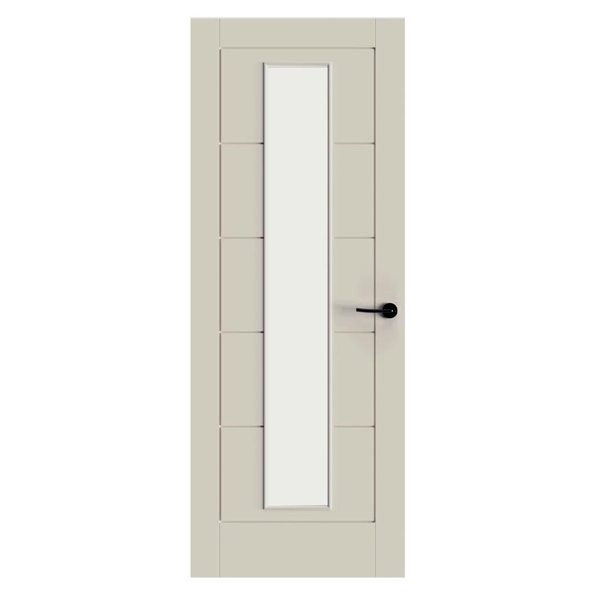 Howdens Linear Smooth Moulded Glazed Door