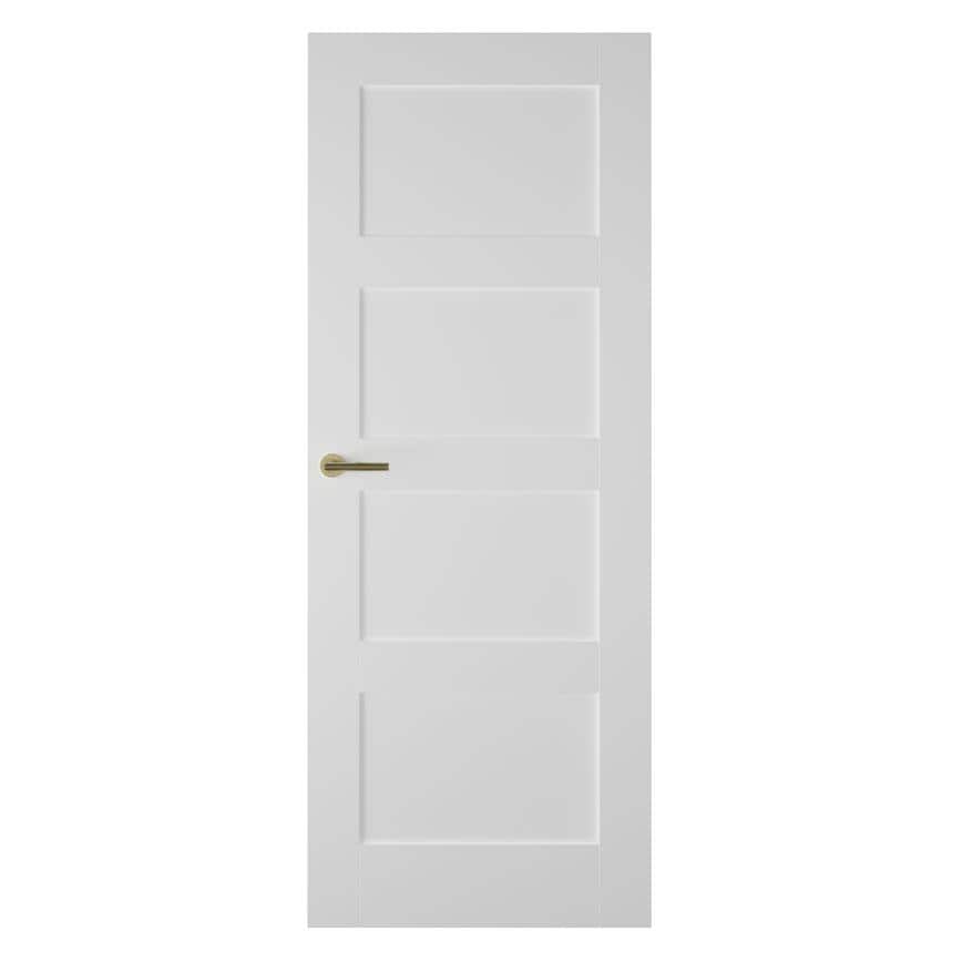 4 Panel Shaker Smooth 2'6 Door Cut Out