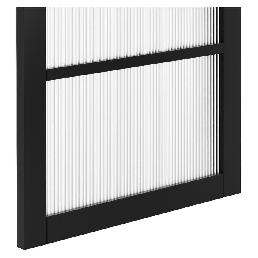 Lennox Reeded Glazed Angle Close Up