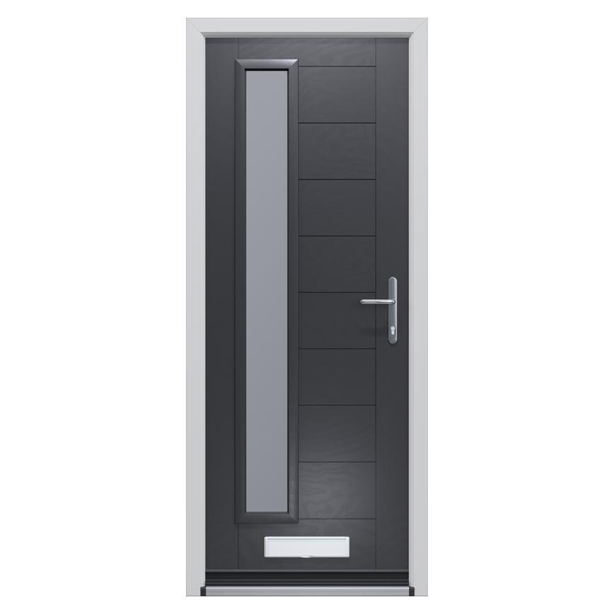 Monza Anthracite 870mm Left Hand Composite Door