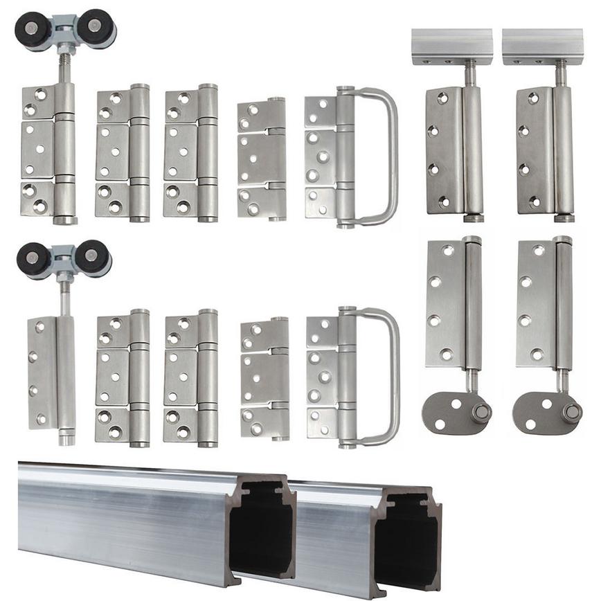 PC Henderson Roomflex Pro 3 Plus 1 Configuration Room Divider Bi-Fold Door Kit