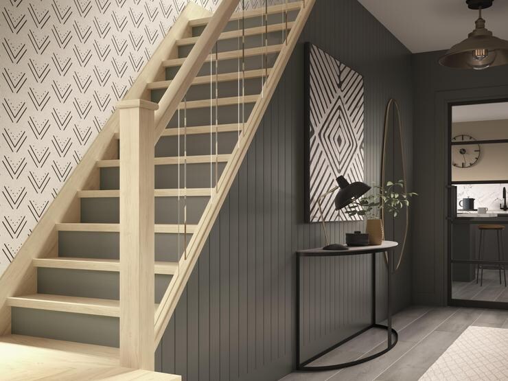 Richard Burbidge Elements Glass Pine Staircase