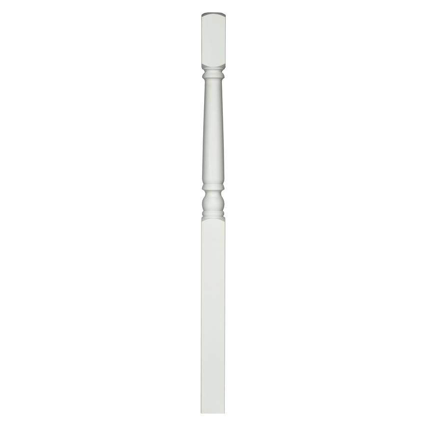 Primed Edwardian Newel Post