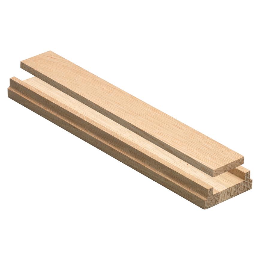 Howdens Engineered Oak 3.9m Stair Base Rail