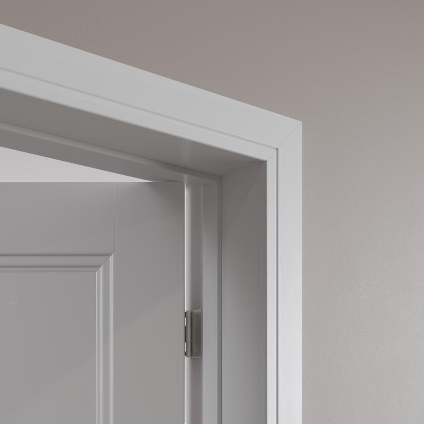 Howdens 4.2m x 70mm Burford White Primed MDF Architrave