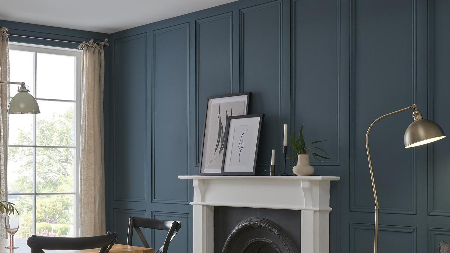 Panel Moulding Living Room Lifestyle