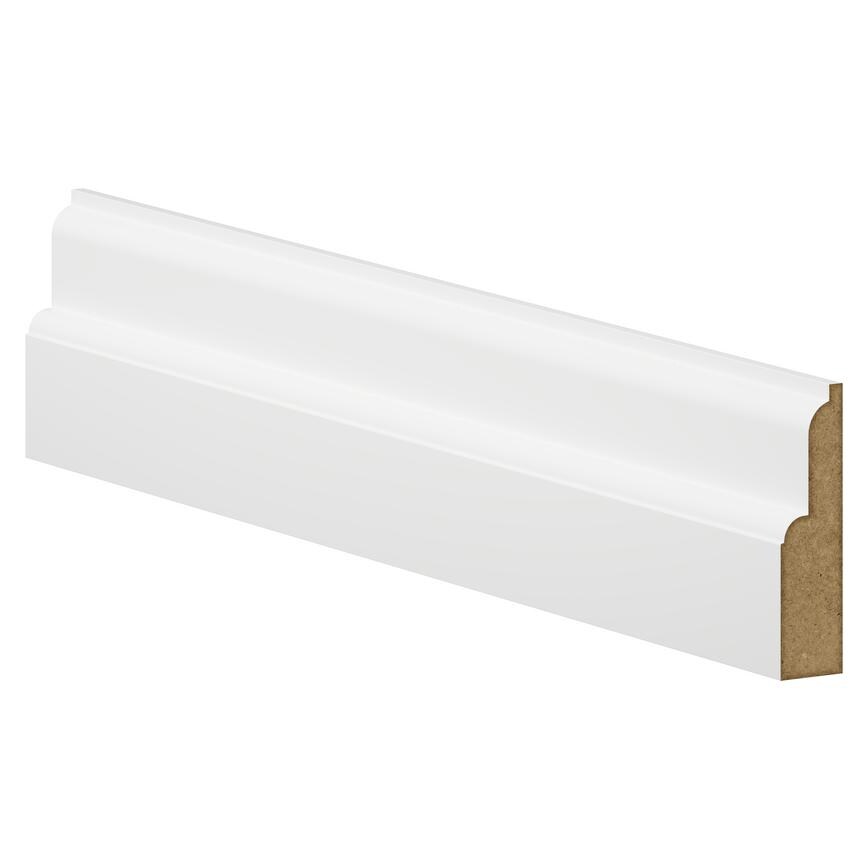 Howdens 4.2mm x 70mm Lambs Tongue White MDF Architrave