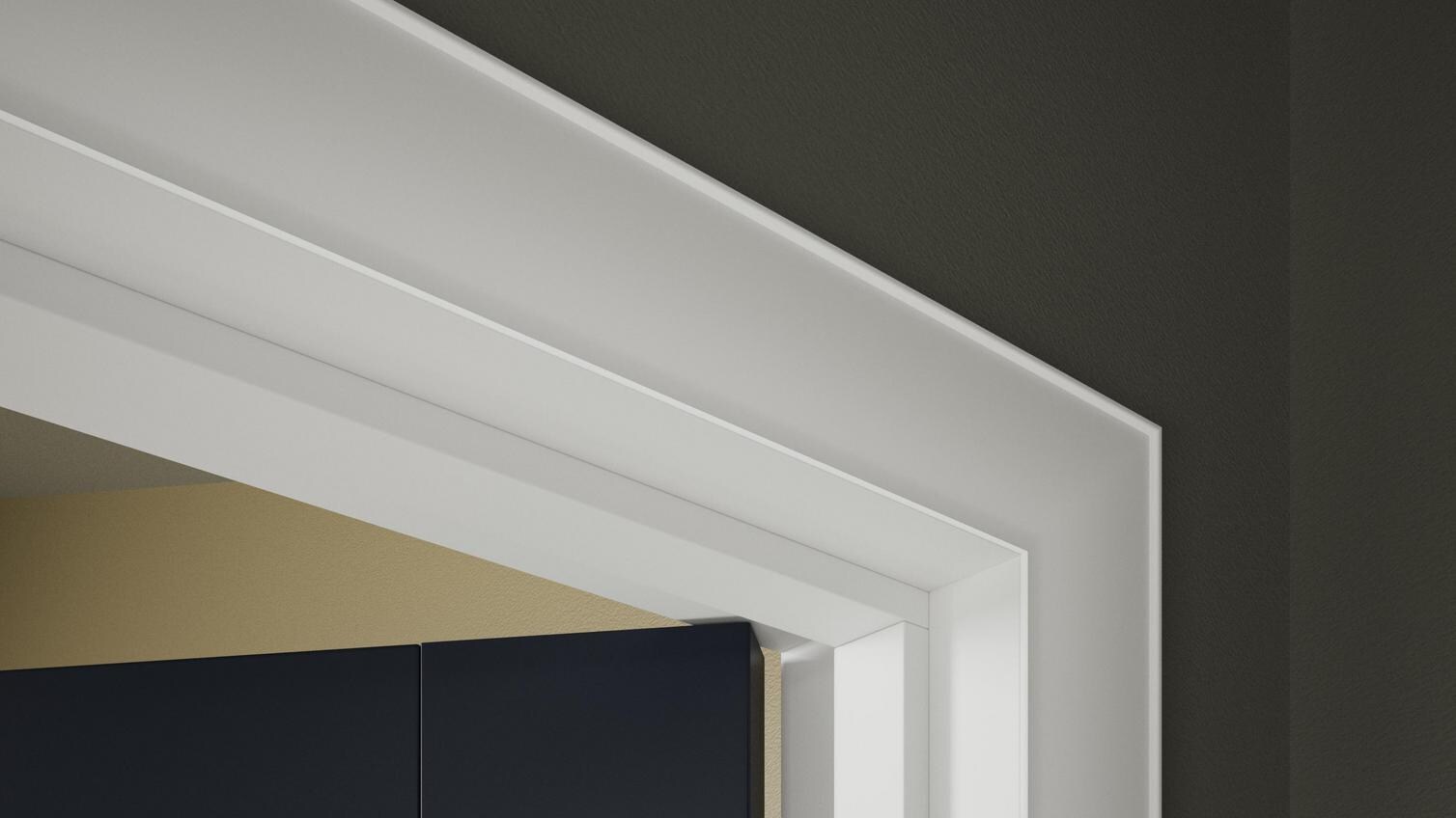 Howdens 4.2mm x 70mm Ovolo White MDF Architrave