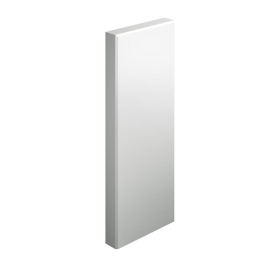 Howdens Chamfered 180mm x 80mm White MDF Plinth Block