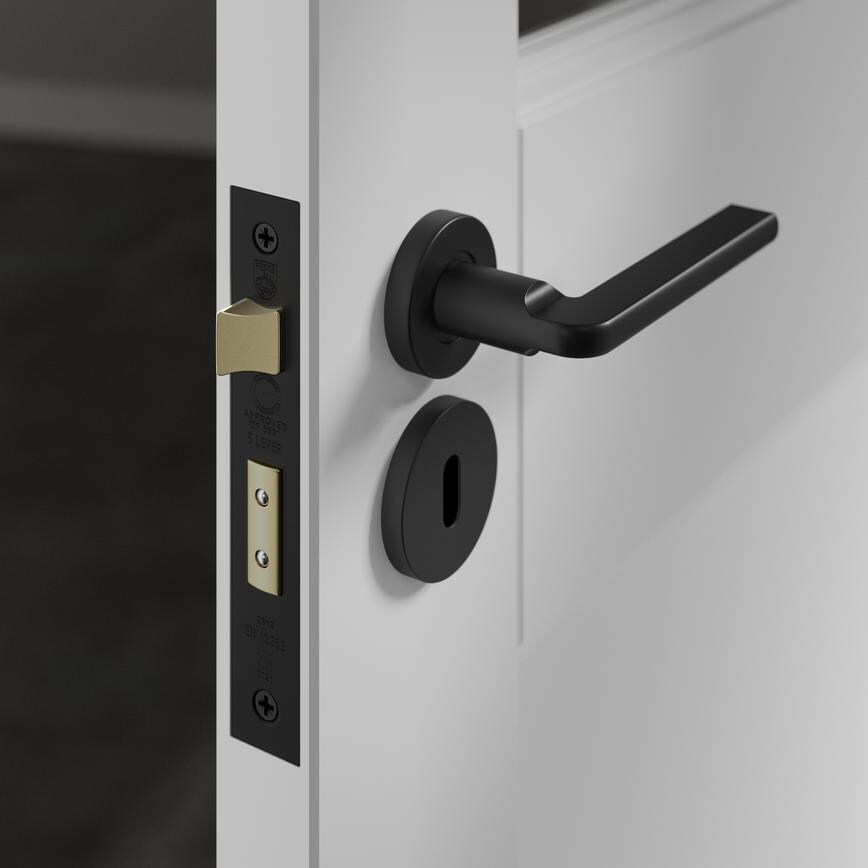 Sashlock Fire Rated 3.0 Matt Black