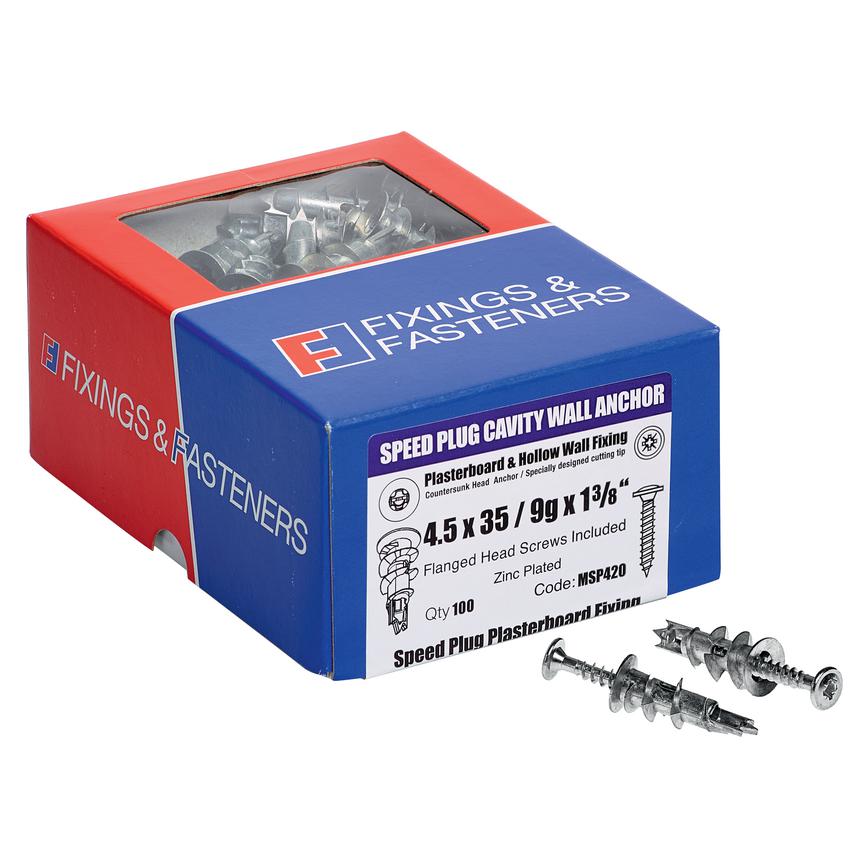 Plasterboard Cavity Fixing BZP