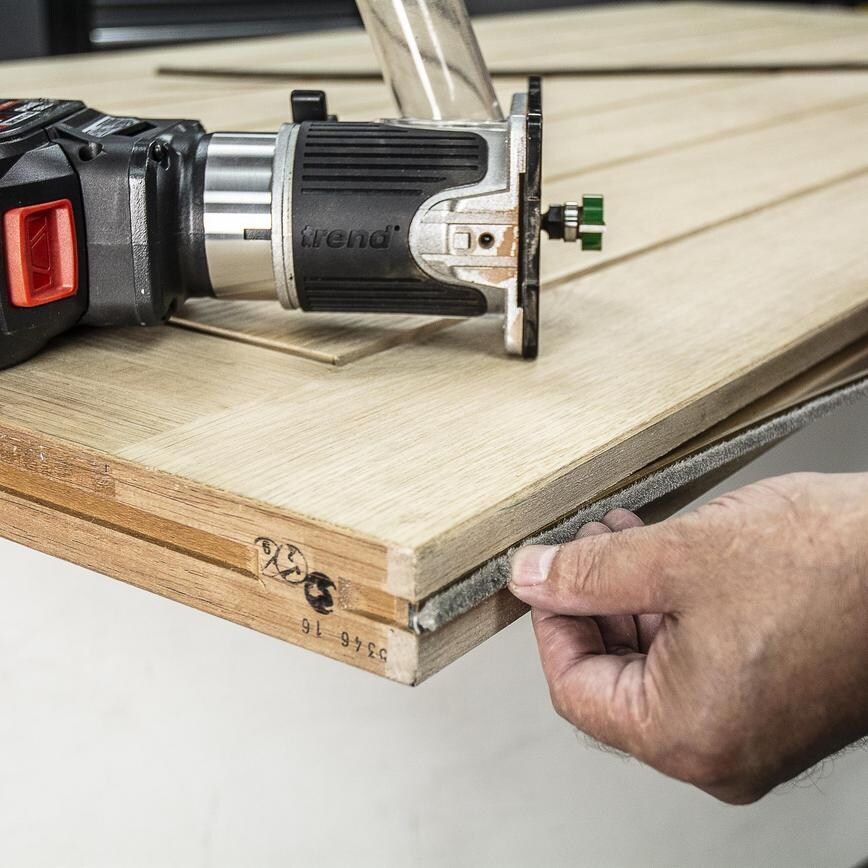 Trend Intumescent Strip Cutter Fitting Example