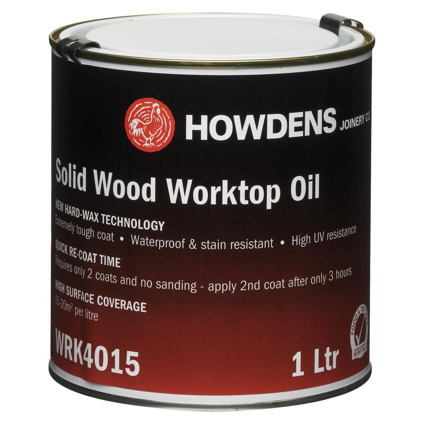 Howdens 1 Ltr Clear Wax / Satin Worktop Oil
