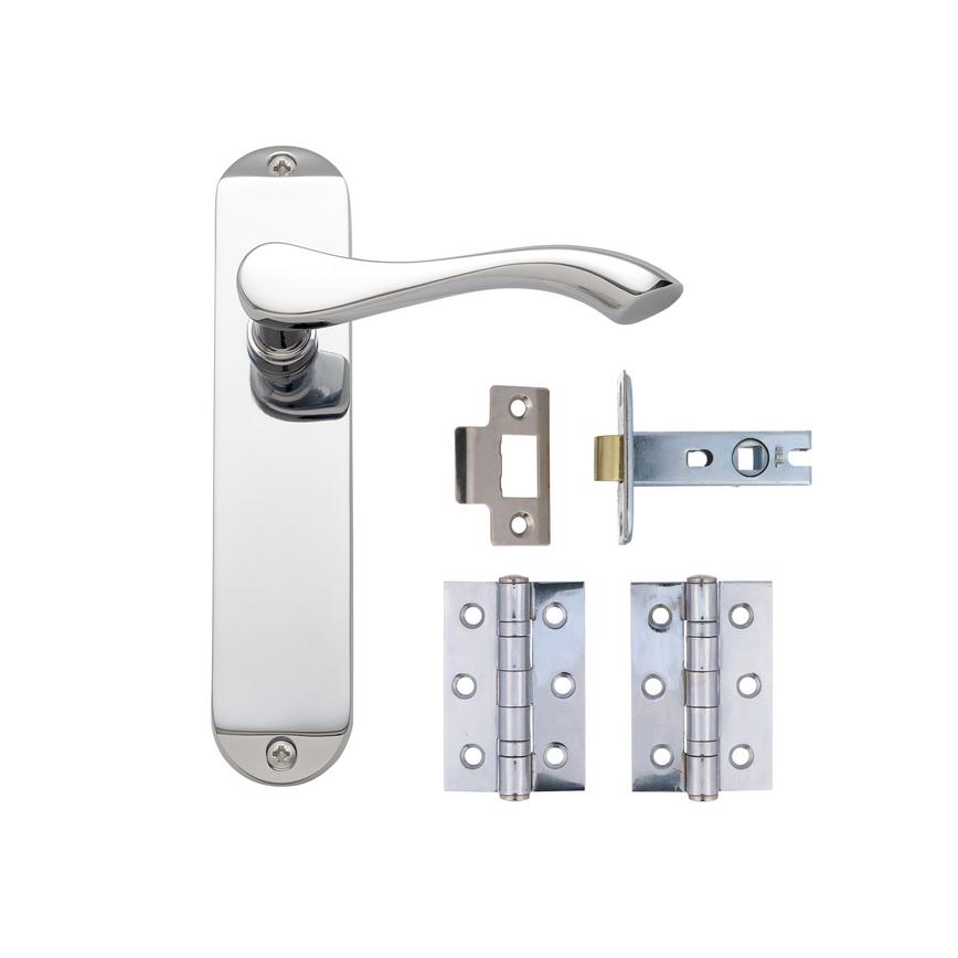 Fino Chrome Latch Handle Pack
