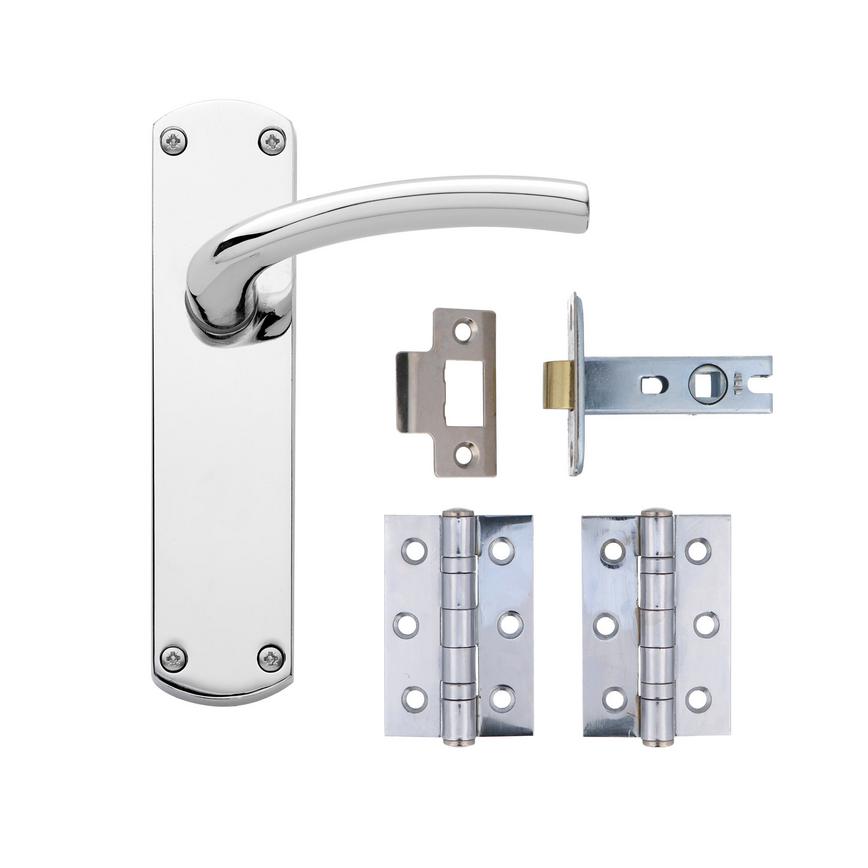 Yarwell Chrome Latch Handle Pack