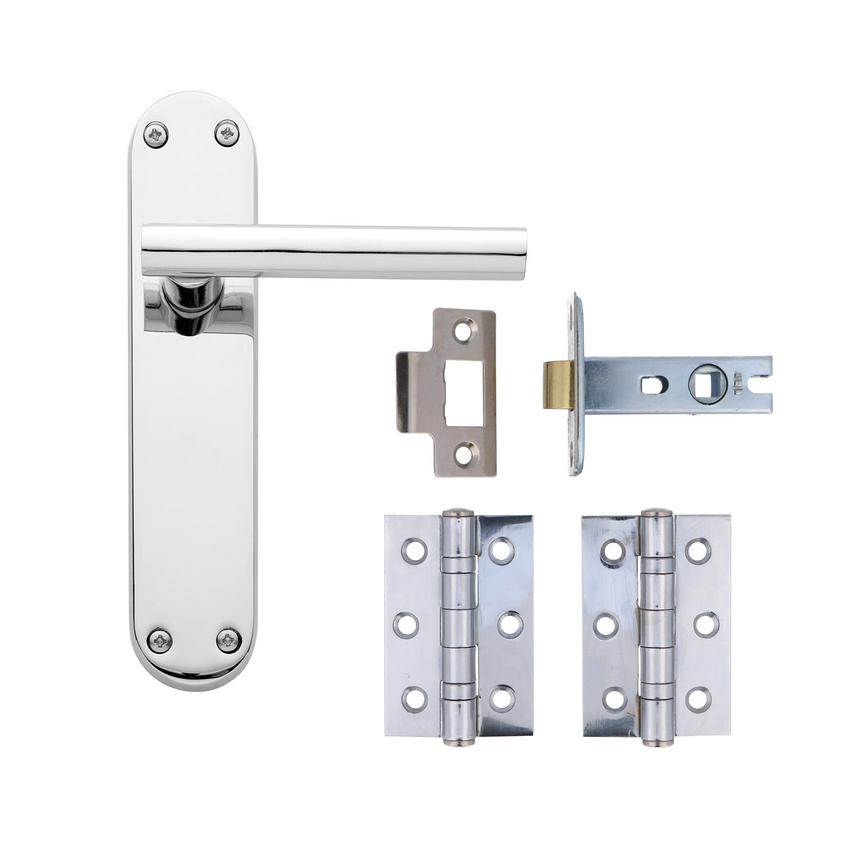 Cesano Chrome Latch Handle Pack