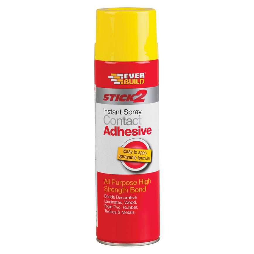 Everbuild Stick2 CONSPRAY5 500ml Beige Contact Spray Adhesive