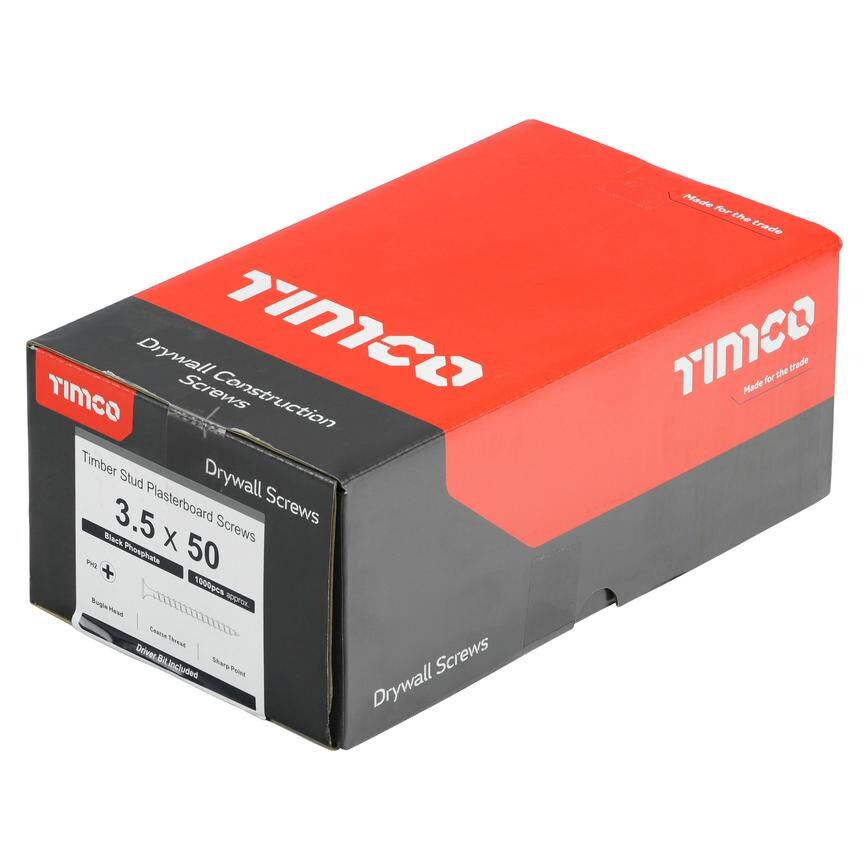TIMCO 50mm Drywall Screw Pack