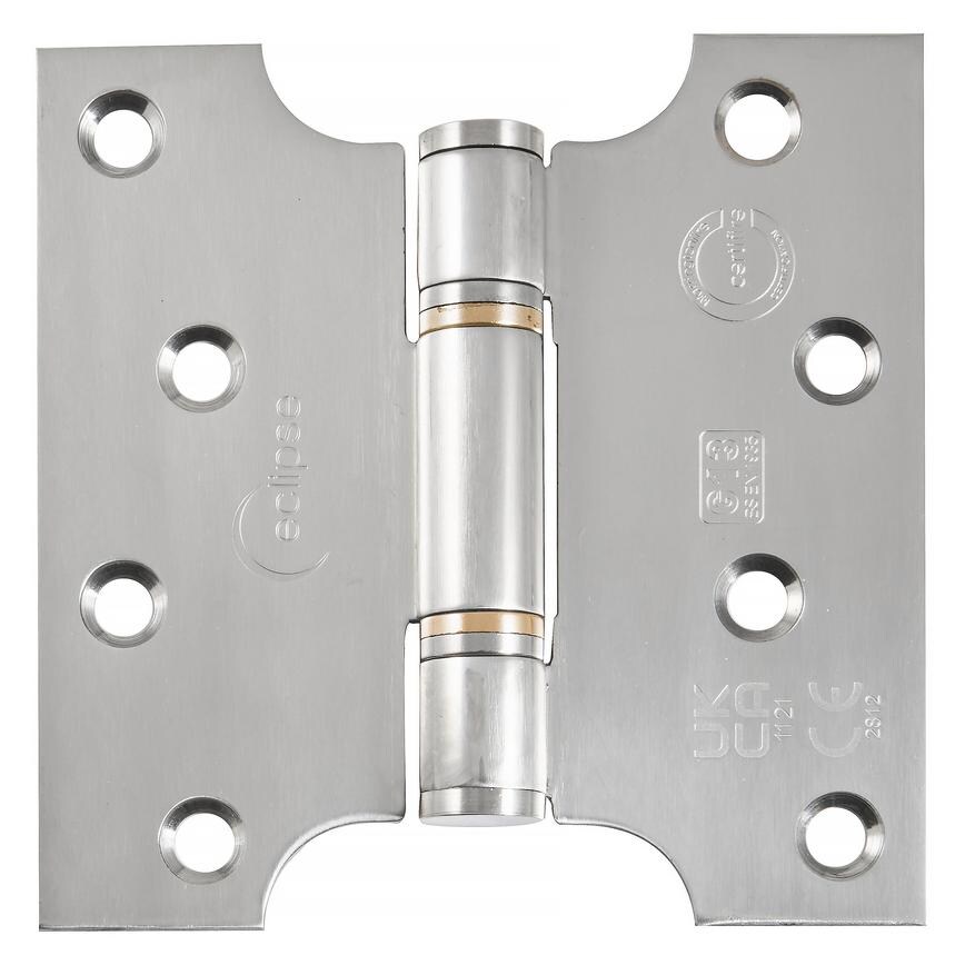 Eclipse 102mm x 102mm Satin Stainless Steel Grade 13 Fire Door Hinge