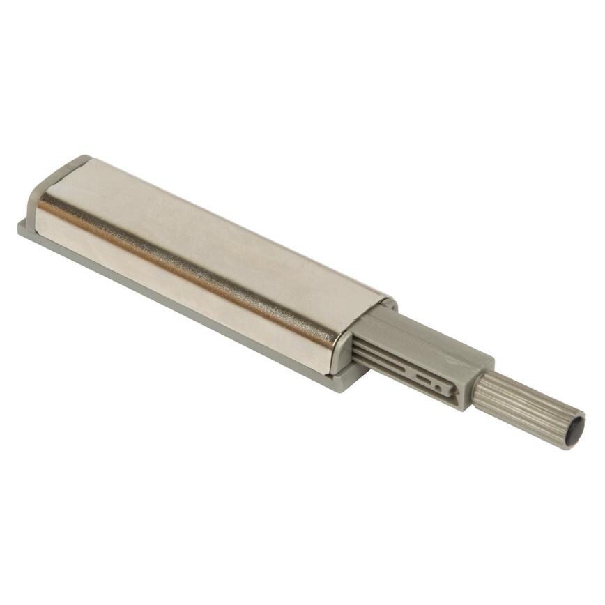 Hafele Steel Silver Push Cupboard Catch 2 Pack