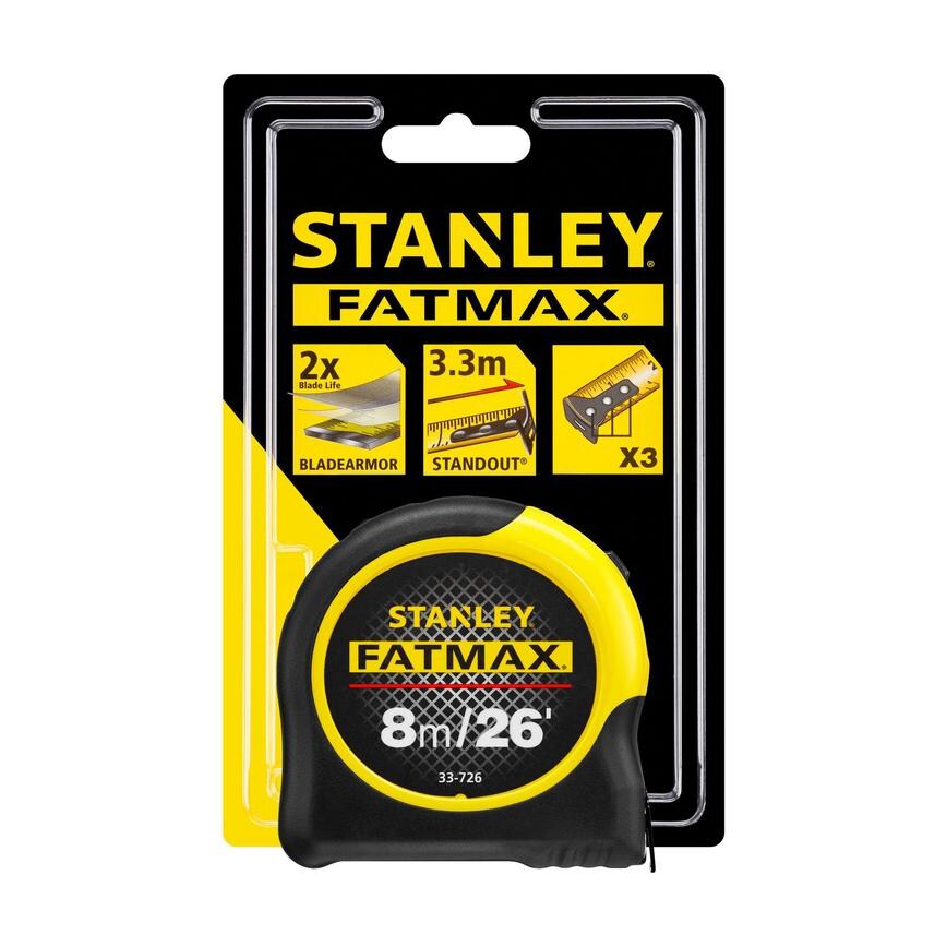 Stanley FatMax 8m Tape Measure