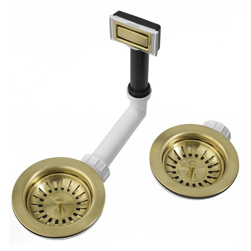 90mm Brass 1.5 Bowl Strainer Waste