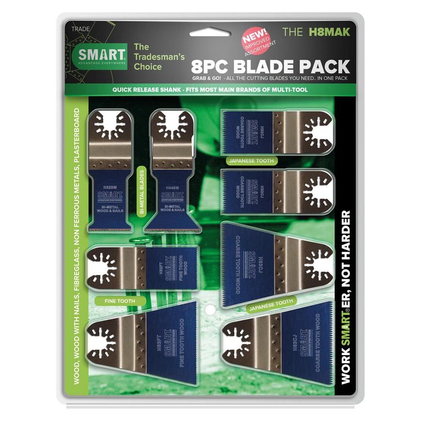 SMART Trade 8 Piece Blade Set Individual Blades