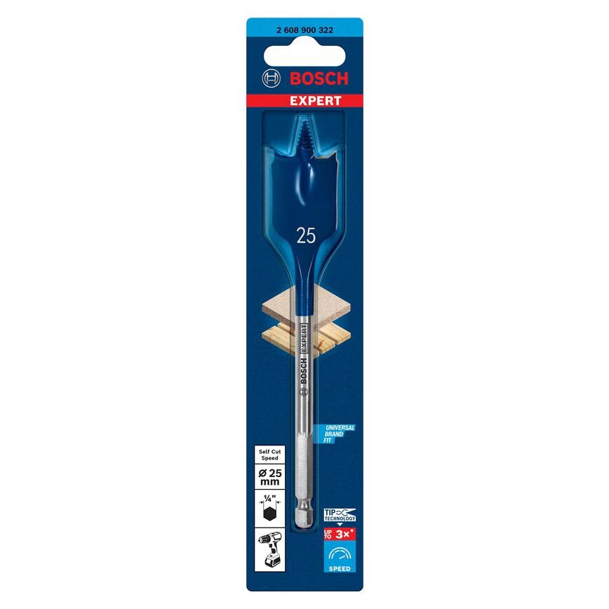 Bosch Drill Bit 25x152mm Packaging