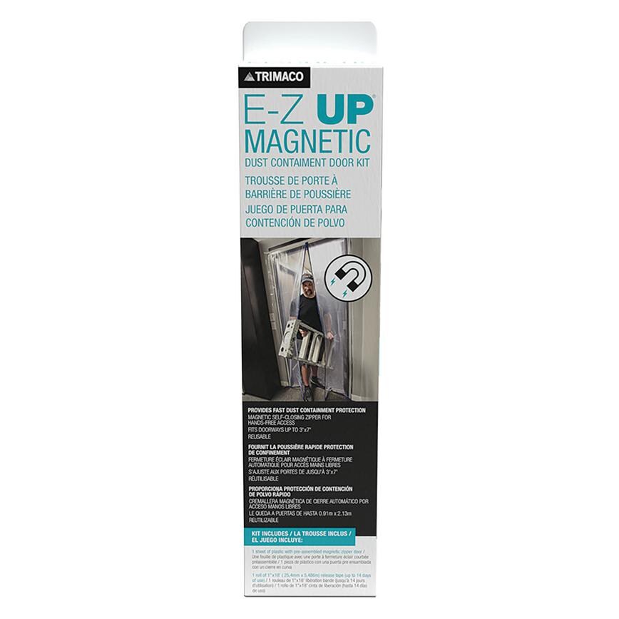 Trimaco 2.2m x 920mm PVC Magnetic Dust Containment Door Kit