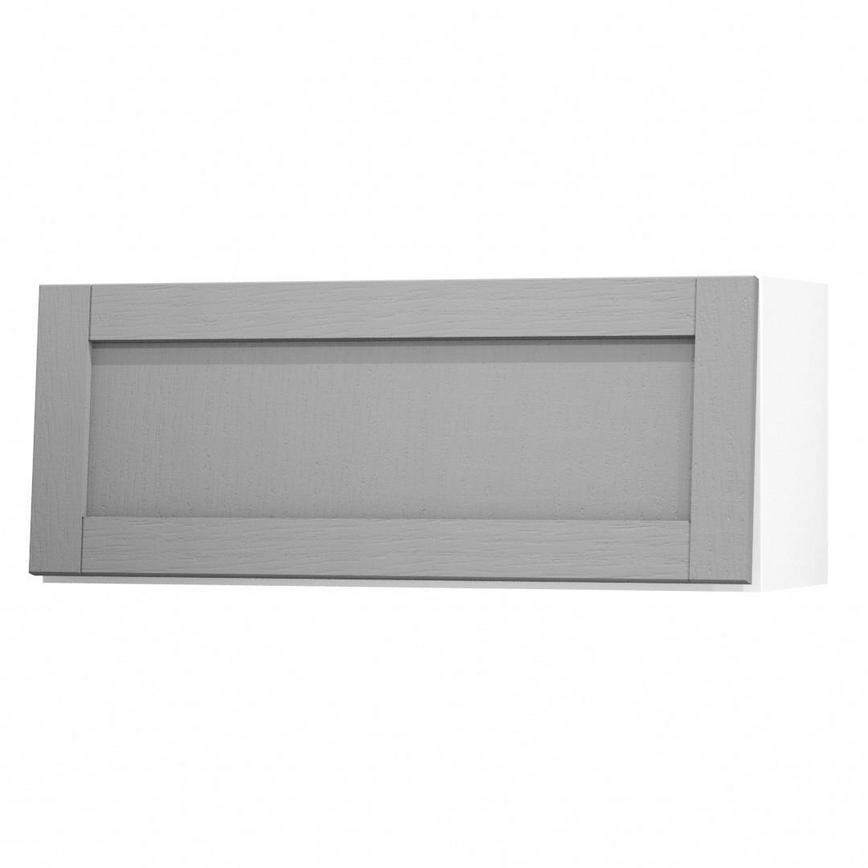 Allendale Slate Grey 900 Half Height Door Open