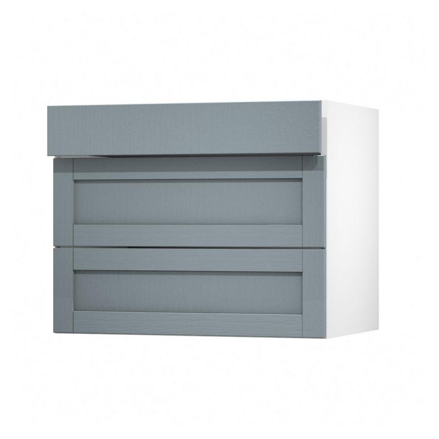 Allendale Dusk Blue 900 Drawer Door Open
