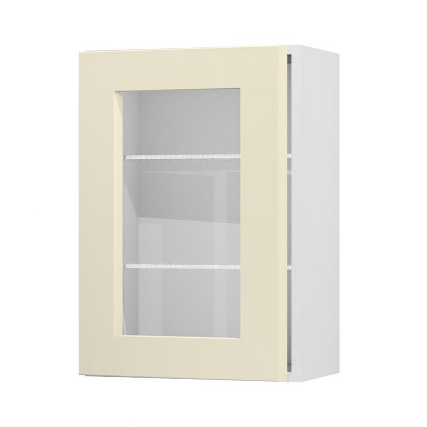 Chelford Ivory 500 Full Height Glass Door Open