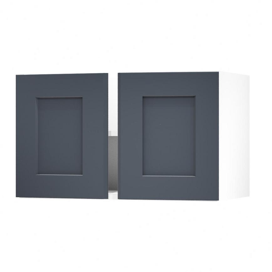 Chelford Navy 800 Double Belfast Sink Door Open