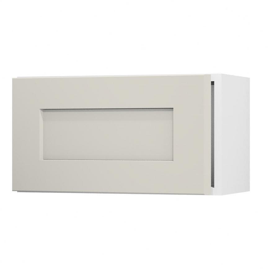 Chelford Pebble 600 Integrated Microwave Topbox Door Open