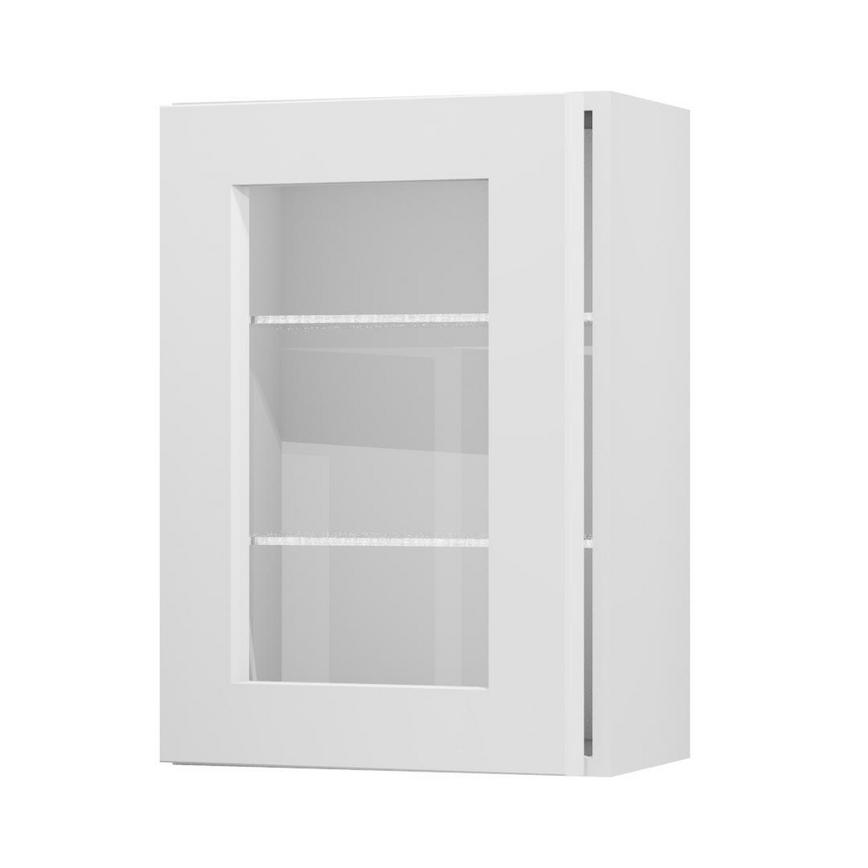 Chelford White Paintable 500 Full Height Glass Door Open
