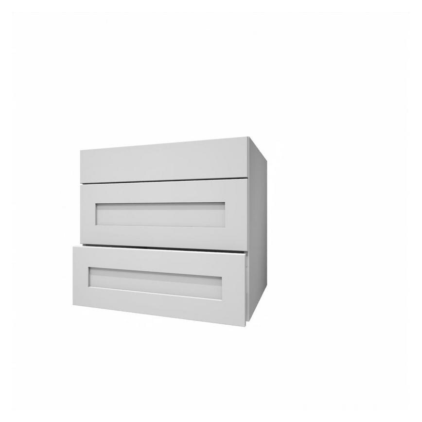 Chelford White 800 Pan Drawer Door Open