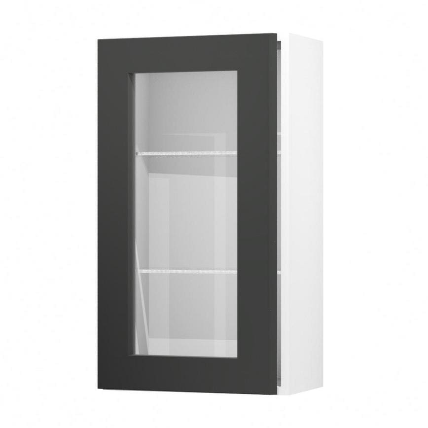Chelford Charcoal 500 Tall Glass Door Open