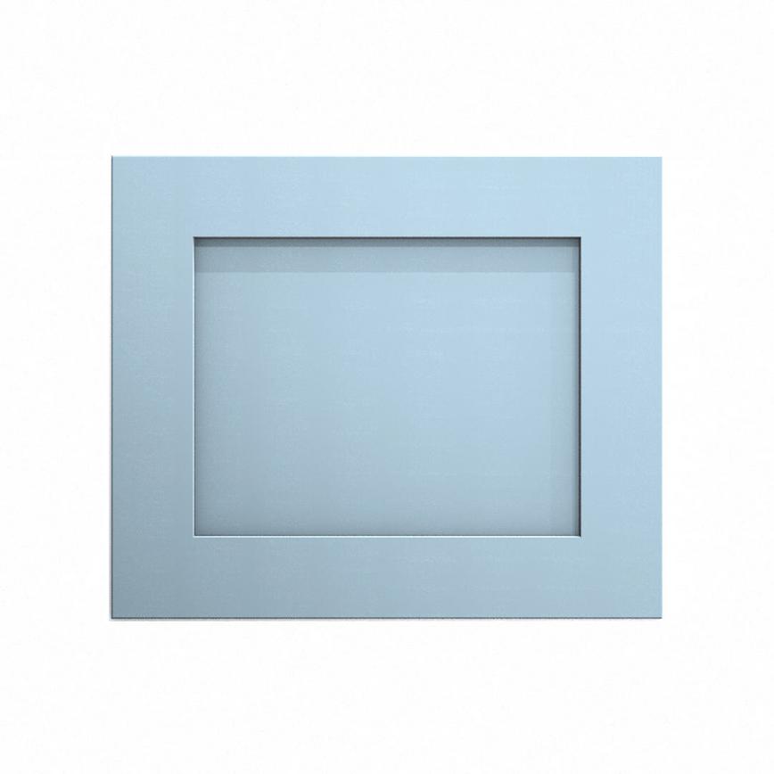 Chelford Dusk Blue 600 Tall Integrated Microwave Topbox Door