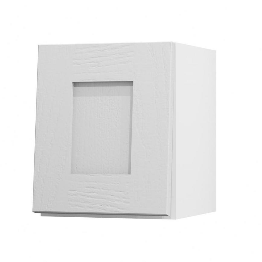 Chilcomb Dove Grey 300 Half Height Door Open