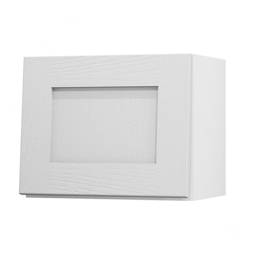 Chilcomb Dove Grey 450 Half Height Door Open
