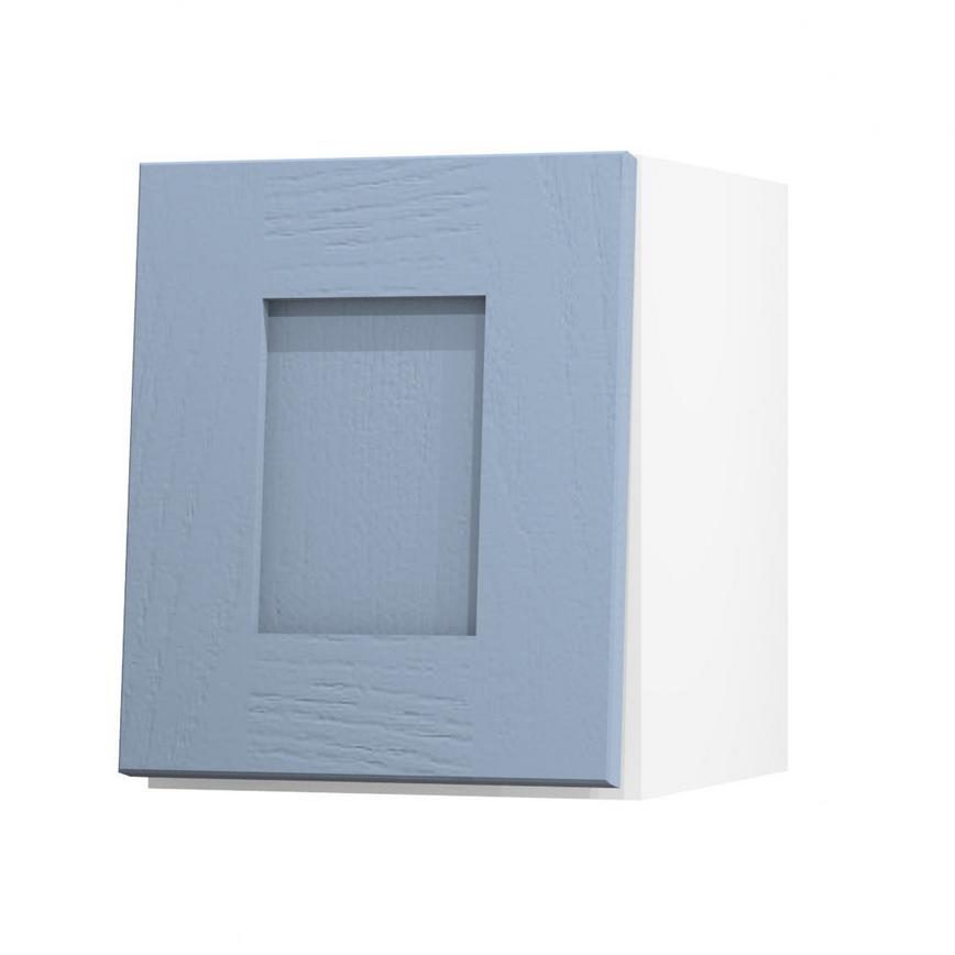 Chilcomb Dusk Blue 300 Half Height Door Open