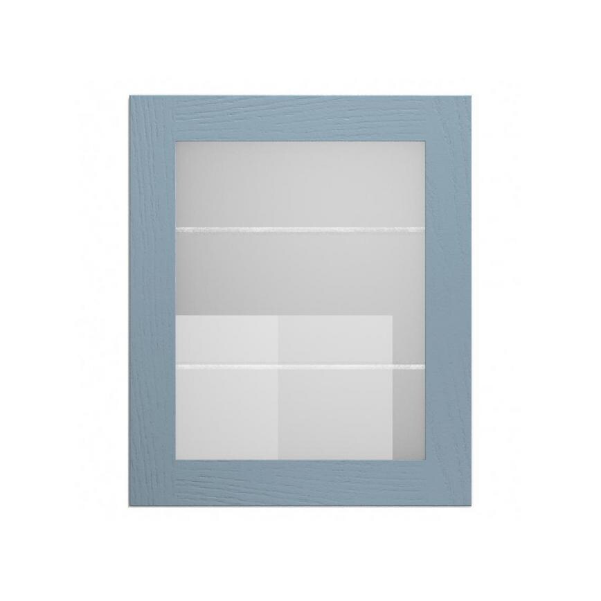 Chilcomb Dusk Blue 600 Full Height Glass Door Cut Out