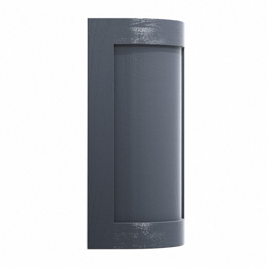 Chilcomb Navy Curved Base Wall Door