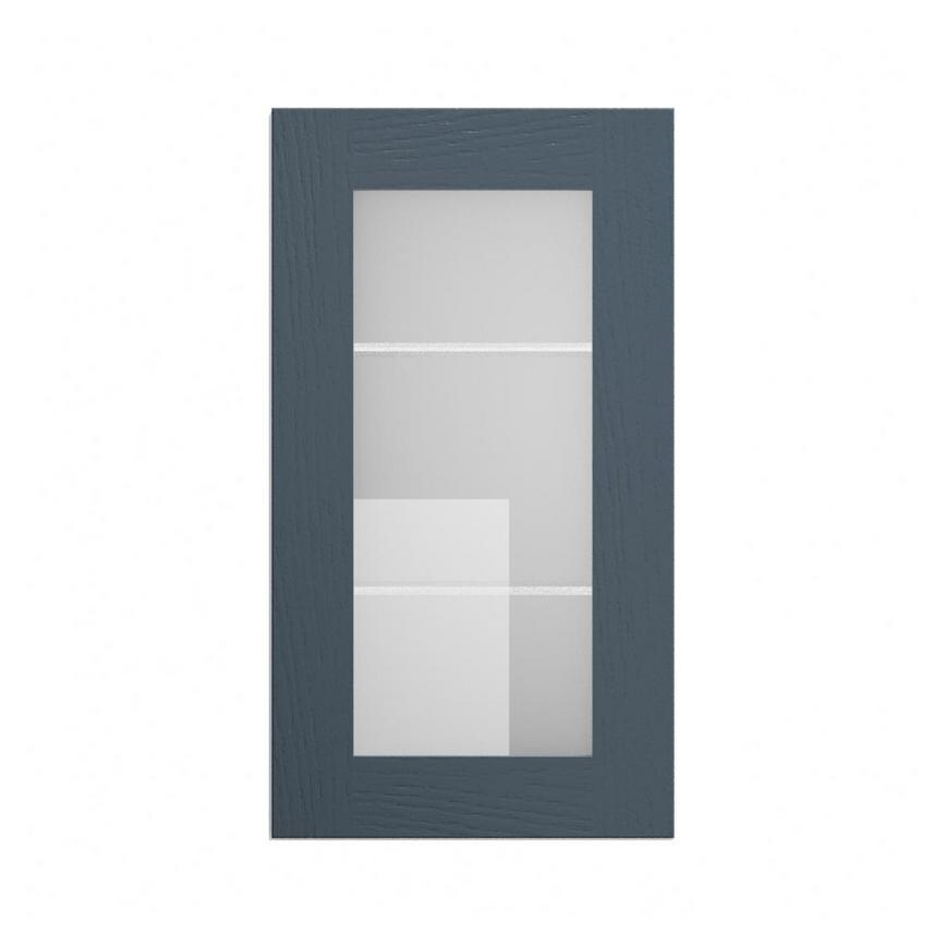 Chilcomb Navy 400 Full Height Glass Door Cut Out
