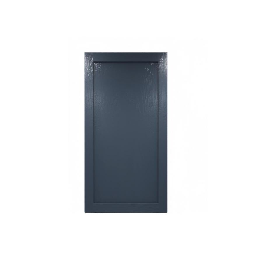 Chilcomb Grain Navy 750mm x 720mm Tall Larder Door Shown Closed as part of a Full Larder Unit or Fridge Freezer Tower