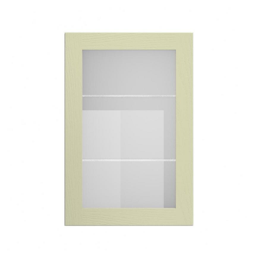 Chilcomb Sage Green 600 Tall Glass Door Cut Out