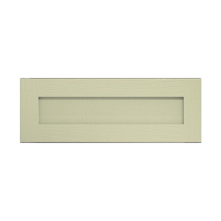 Chilcomb Sage Green 800 Pan Drawer Door Cut Out