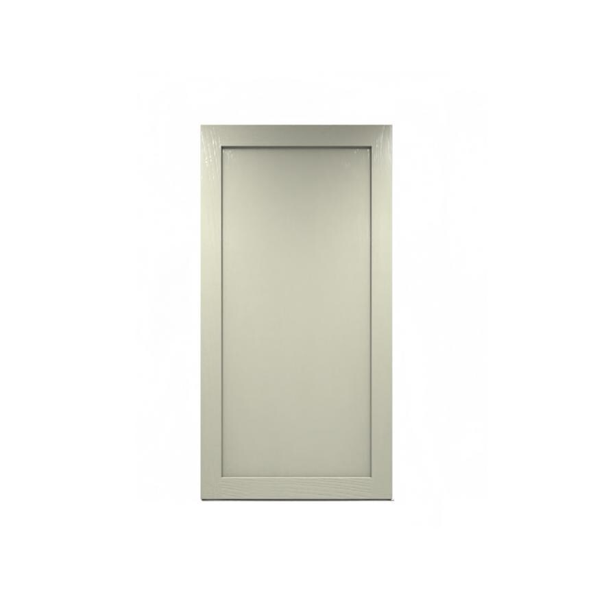 Chilcomb Grain Sage Green 750mm x 720mm Tall Larder Door Shown Closed as part of a Full Larder Unit or Fridge Freezer Tower