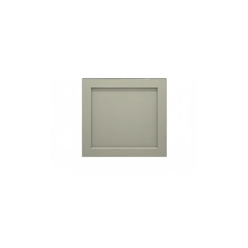 Chilcomb Grain Sage Green 750mm x 1400mm Tall Larder Door Shown Closed as part of a Full Larder Unit or Fridge Freezer Tower