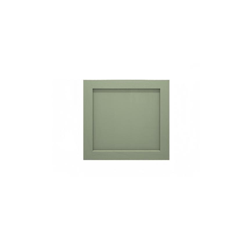 Chilcomb Grain Reed Green 750mm x 1400mm Tall Larder Door Shown Closed as part of a Full Larder Unit or Fridge Freezer Tower